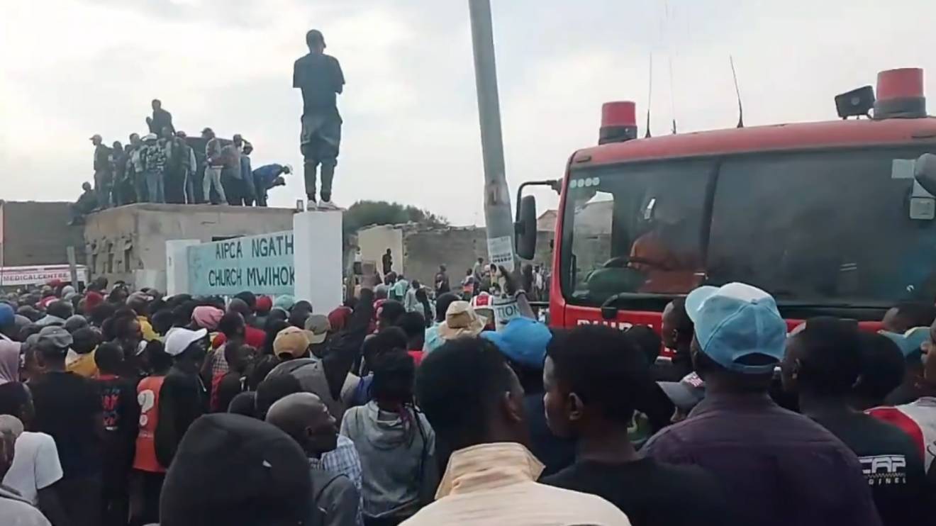 Mwihoko crash site. PHOTO/COURTESY
